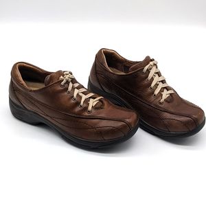 Dansko leather sneakers brown women's size 7.5